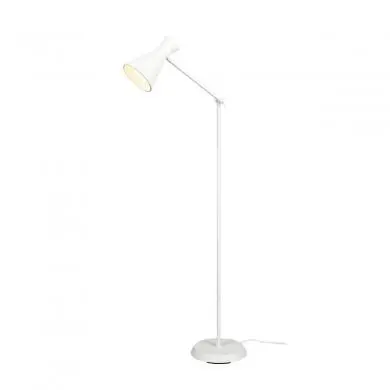 Lampadaire Articulé Enzo 1x10W E27 Blanc Mat TRI_R40781031 R40781031 Lampadaire Articulé Enzo 1x10W E27 Blanc Mat TRIO LIGHTING R40781031