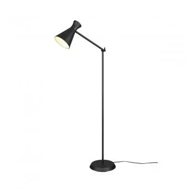 Lampadaire Articulé Enzo 1x10W E27 Noir Mat TRI_R40781032 R40781032 Lampadaire Articulé Enzo 1x10W E27 Noir Mat TRIO LIGHTING R40781032