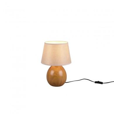 Lampe Luxor 1x60W E27 Imitation Bois TRIO LIGHTING R50631035