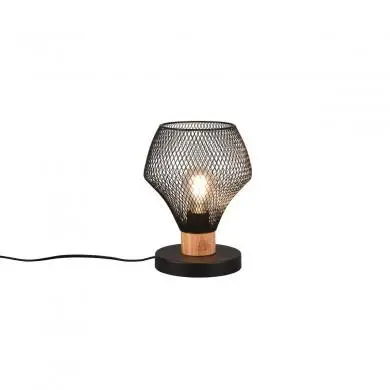 Lampe Valeria 1x40W E27 Noir Mat TRIO LIGHTING R51281032