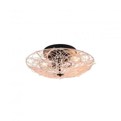 Plafonnier Lovis 2x40W E27 Finition Naturelle TRIO LIGHTING R61142036