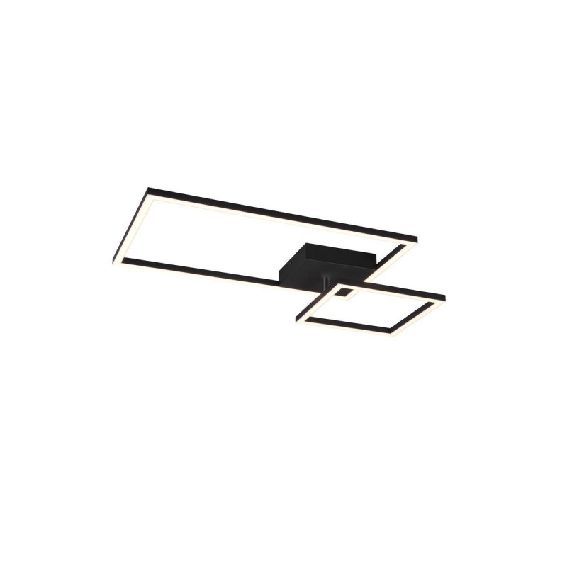 Plafonnier Padella 1x25W SMD LED Noir Mat TRI_R62642432 R62642432 Plafonnier Padella 1x25W SMD LED Noir Mat TRIO LIGHTING R62642432