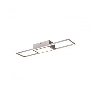 Plafonnier Rigido 1x22W SMD LED Nickel Mat TRI_R67172107 R67172107 Plafonnier Rigido 1x22W SMD LED Nickel Mat TRIO LIGHTING R67172107