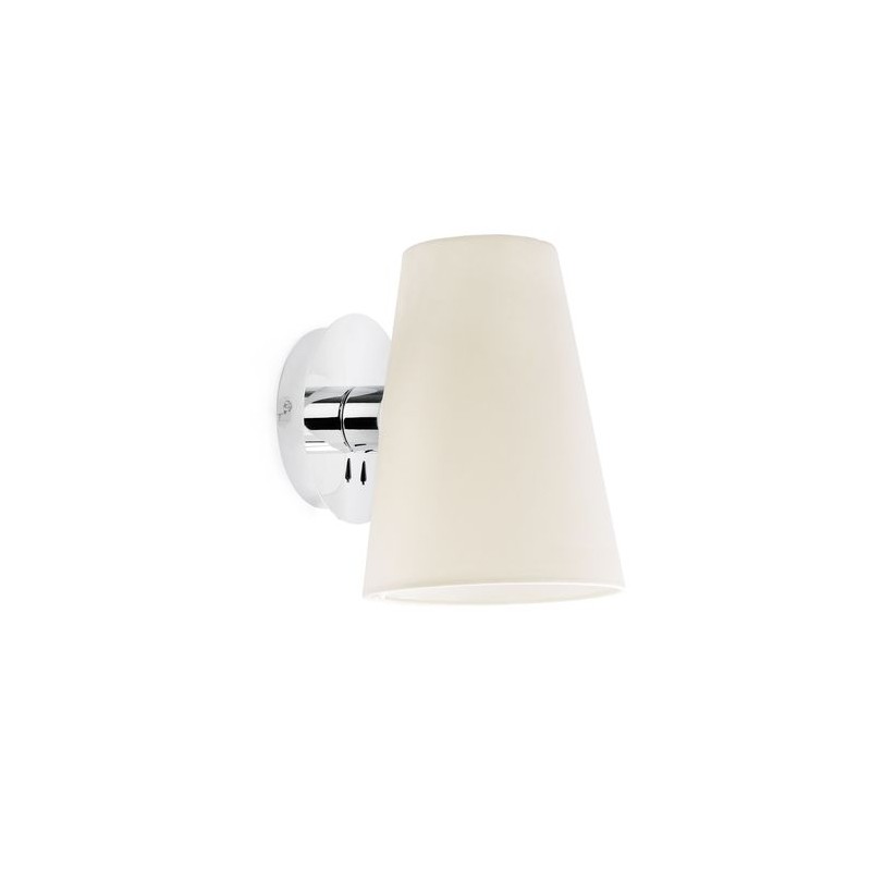 Applique Murale abat jour Lupe Chromé 1XE27 20W MAX FAR_29995 29995 Applique Murale abat jour Lupe Chromé 1XE27 20W MAX FARO 29995