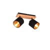 Plafonnier Tommy 2x28W E14 Couleur Bois TRIO LIGHTING R81332030