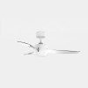 Ventilateur Plafond Tramuntana 142cm Blanc Transparent FORLIGHT 30-7643-14-F9