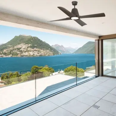 Ventilateur Plafond Typhoon LED 130cm Marron foncé FARO 33490-16