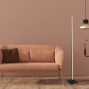 Lampadaire Tube Music 17,7W LED Noir
