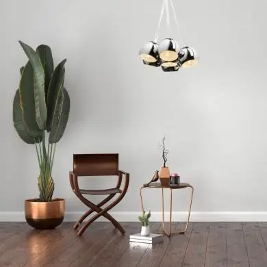 Suspension Astromet 7x42W E27 Chromé RENDL R11761