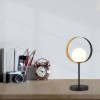 Lampe Boule Lucy 1x33W G9 Noir Or SEARCHLIGHT EU8141BGO