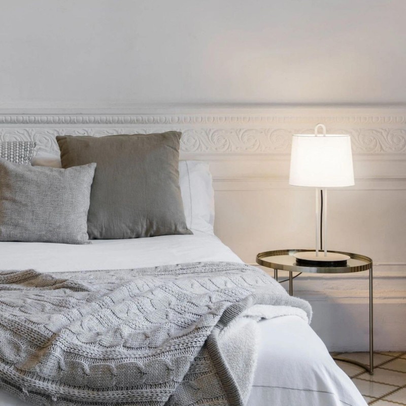 Lampe Montreal Blanc H540 1x15W E27 FAR_24034-04 24034-04 Lampe Montreal Blanc H540 1x15W E27 FARO 24034-04
