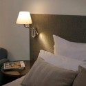 Applique Murale Eterna Chrome Liseuse 1x15W Max E27