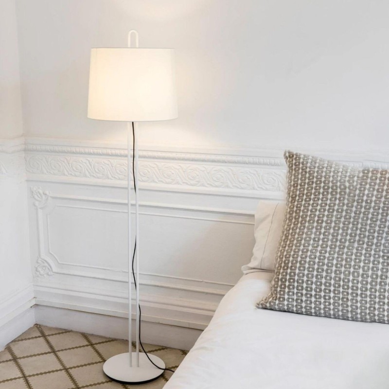Lampadaire Montreal Blanc 1x15W E27 FAR_24036-07 24036-07 Lampadaire Montreal Blanc 1x15W E27 FARO 24036-07