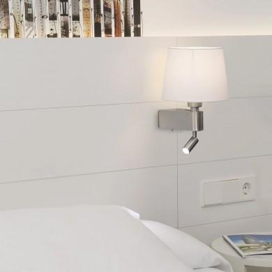 Applique Liseuse 1x20W + 3W Chromé Blanc FARO 29976