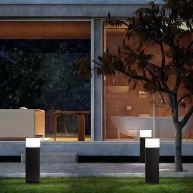 Lampe balise Gris foncé 20W DATNA FARO 74442