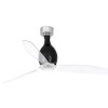 Ventilateur Plafond Mini Eterfan 128cm Noir Mat Transparent FARO 32027