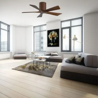 Ventilateur de Plafond Irene-5H 106cm Noyer ATLAS FAN IR5H-WN-WA-42