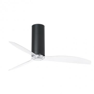 Ventilateur de Plafond Tube 128cm Noir Mat Transparent FARO 32036