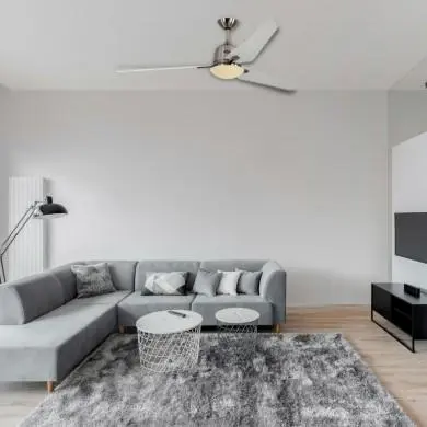 Ventilateur de Plafond Eco Aviatos 162cm Chromé Blanc CASAFAN 516090