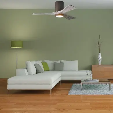 Ventilateur Plafond Irene-3HLK 106cm Bronze Bois vieilli ATLAS FAN IR3HLK-TB-BW-42