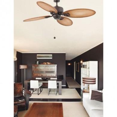 Ventilateur de plafond Lombok 132cm Brun Pin FAR_33019 33019 Ventilateur de plafond Lombok 132cm Brun Pin FARO 33019