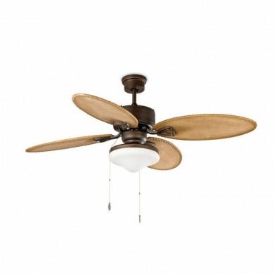 Ventilateur de plafond Lombok 132cm Brun Pin FAR_33019 33019 Ventilateur de plafond Lombok 132cm Brun Pin FARO 33019