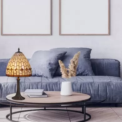 Lampe Style Tiffany Art 2x60W E27 D30 MYTIFFANY 244700P