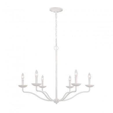 Lustre Annie 6x40W E14 Blanc FEISS FE-ANNIE6-PSW