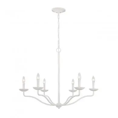 Lustre Annie 6x40W E14 Blanc FEISS FE-ANNIE6-PSW