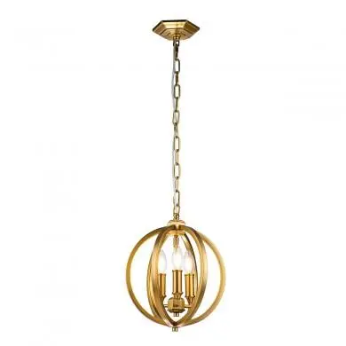 Suspension Corinne 3x60W E14 Laiton H356 FEISS FE-CORINNE-3P-S-BB