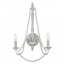 Applique Murale Maryville 2x60W E14 Gris