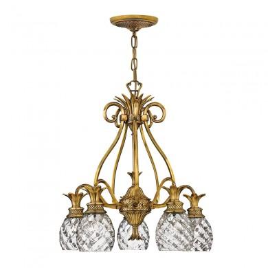 Lustre Plantation 5x60W E27 Laiton ELS_hk-plantation5-bb HK-PLANTATION5-BB Lustre Plantation 5x60W E27 Laiton HINKLEY HK-PLANTATION5-BB