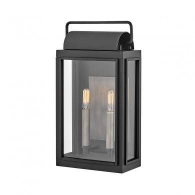 Applique Extérieure Sag Harbor 2x40W E14 Noir HINKLEY HK-SAG-HARBOR-M-BK