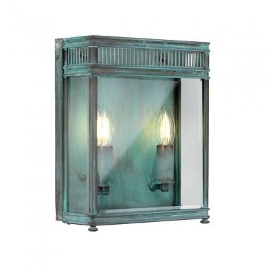 Applique Extérieure Holborn 2x40W E14 Vert-de-gris ELSTEAD LIGHTING HL7-M-VDG