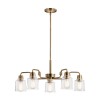 Lustre Aivian 5x60W E27 Laiton KICHLER KL-AIVIAN5-WBR