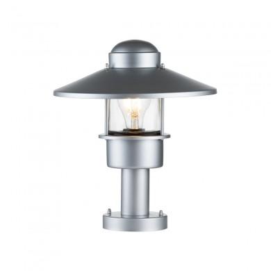 Potelet Extérieur Klampenborg 1x60W E27 Argenté ELSTEAD LIGHTING KLAMPENBORG-PED-SIL