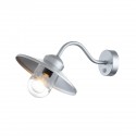 Applique Extérieure Klampenborg 1x60W E27 Argenté PIR