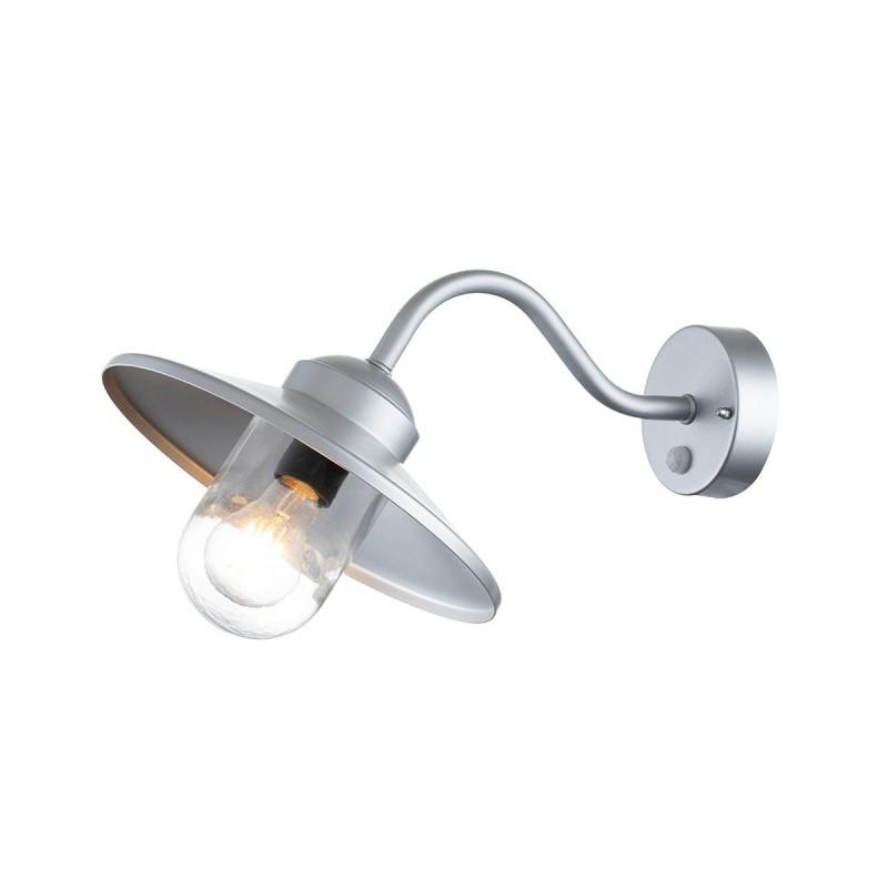 Applique Extérieure Klampenborg 1x60W E27 Argenté PIR ELSTEAD LIGHTING KLAMPENBORG-PIR-SIL