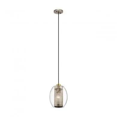 Suspension Asher 1x60W E27 Etain KICHLER KL-ASHER-MP-AP