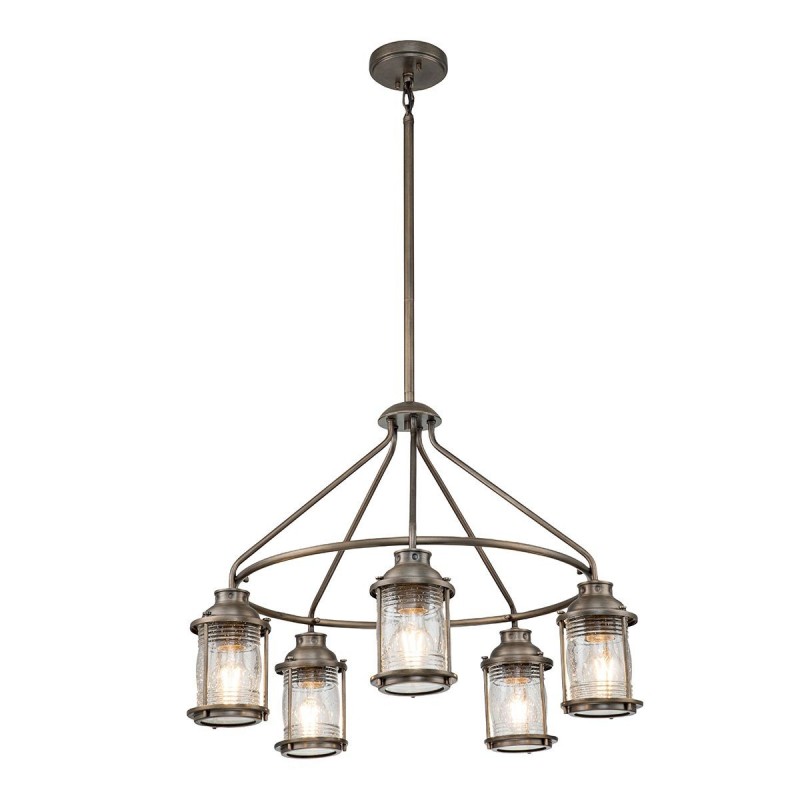 Lustre Extérieur Ashland Bay 5x60W E27 Bronze KICHLER KL-ASHLANDBAY-5P-BU