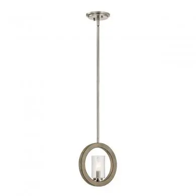 Suspension Grand Bank 1x60W E14 Gris KICHLER KL-GRAND-BANK1