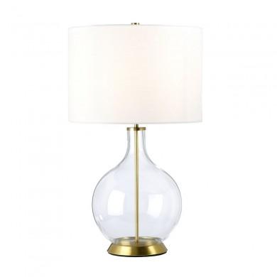 Lampe Orb 1x60W E27 Laiton Blanc ELSTEAD LIGHTING ORB-CLEAR-AB-WHT