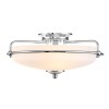 Plafonnier Griffin 3x60W E27 Chromé poli QUOIZEL QZ-GRIFFIN-F-PC