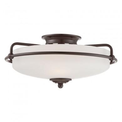 Plafonnier Griffin 3x60W E27 Bronze QUOIZEL QZ-GRIFFIN-F-PN