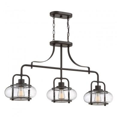 Suspension Trilogy 3x60W E27 Bronze QUOIZEL QZ-TRILOGY-ISLE-OZ