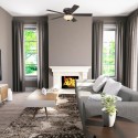 Ventilateur de plafond Everett 132cm Espresso Pommier