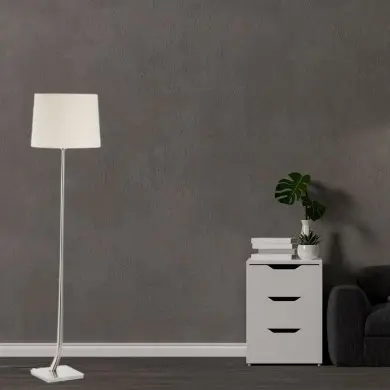 Lampadaire Rem Nickel Beige 1x15W E27 FARO 29686-08