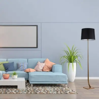 Lampadaire Rem Bronze Noir 1x15W E27 FARO 29687-09