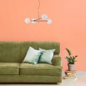 Suspension VITRA Or Satiné & Opale Blanc LED G9 4x5 W