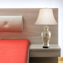 Lampe Céramique Blackbirds Noir Or 1x60W E27